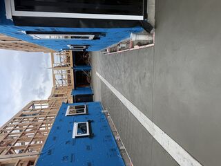 Driveway sponge finish (half shot black)